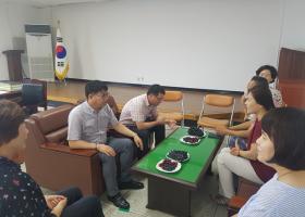 2017.7.11. 함평읍 감사장 방문
